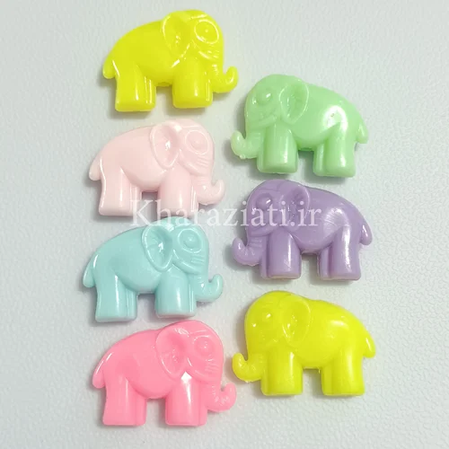 مهره فیل رنگی - بسته ۱۰ گرمی